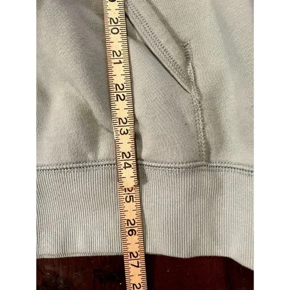 Vans pale green logo hoodie unisex size Small front pocket - Picture 9 of 9